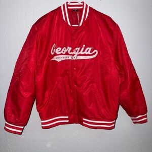 Georgia Bulldogs Red Bomber Jacket - Women's